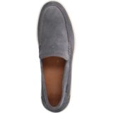 Manfield - Loafers - Grijs - Suède - Platte Zool