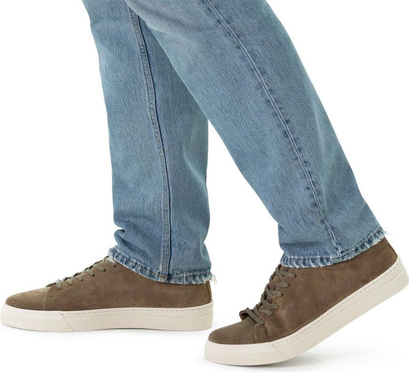 Manfield - Sneakers - Taupe - Suède