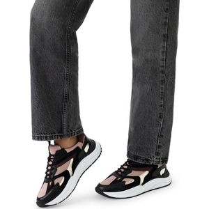 Zwarte Leren Manfield Sneakers kopen? ✔️ Tot 59% korting