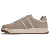 No Stress - Heren - Beige nubuck sneakers