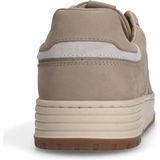 No Stress - Heren - Beige nubuck sneakers