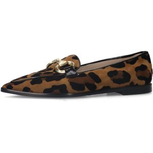 Manfield - Loafer - Panterprint - Suède - Dames
