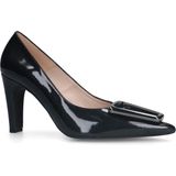 Manfield - Lakleren Pumps - Zwart - Leer