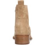 Manfield - Dames - Enkellaarsjes - Beige - Suède