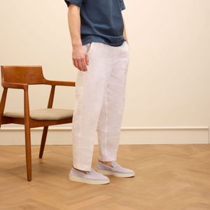 Manfield - Grijze Loafer - Instapper - Grijs - Leer