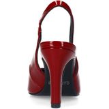 Manfield - Slingback Pumps - Rood - Lak