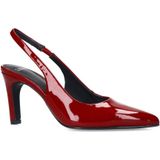 Manfield - Slingback Pumps - Rood - Lak