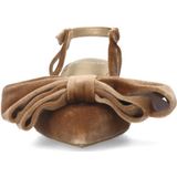 Manfield - Taupe Slingback Pumps - Suède - Leer