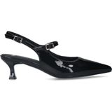 MANFIELD - Slingpumps - Zwart - Leer - Stiletto Hak