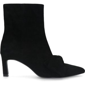 Manfield - Enkellaarsjes - Zwart - Suède