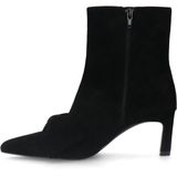 Manfield - Enkellaarsjes - Zwart - Suède