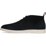 Manfield - Desert Boots - Zwart - Suède