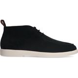 Manfield - Desert Boots - Zwart - Suède