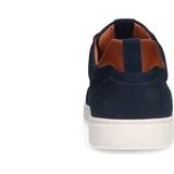 No Stress - Heren - Blauwe nubuck sneakers