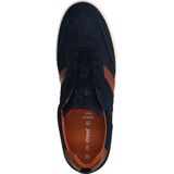 No Stress - Heren - Blauwe nubuck sneakers
