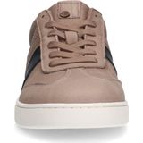No Stress - Nubuck Sneakers - Beige - Bovenwerk Nubuck - Vetersluiting