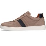 No Stress - Nubuck Sneakers - Beige - Bovenwerk Nubuck - Vetersluiting