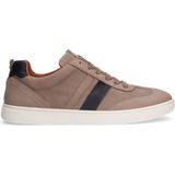 No Stress - Nubuck Sneakers - Beige - Bovenwerk Nubuck - Vetersluiting