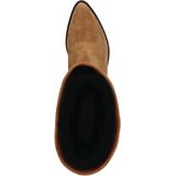 Manfield - Bruine Hoge Laarzen - Suède - Dames