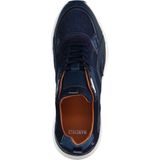 Manfield - Dames - Blauwe denim sneakers