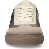 Manfield - Leren Sneakers - Goud - Leer