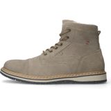 Manfield - Heren - Taupe nubuck veterboots
