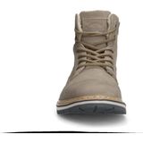 Manfield - Heren - Taupe nubuck veterboots