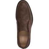 Manfield - Chelsea Boots - Bruin - Suède - Zwarte Zool 2 cm