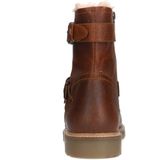 Manfield - Heren - Cognac Leren Boots - Leren - Met Gespjes en Ritssluiting