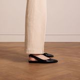 Manfield - Loafers - Zwart - Leer