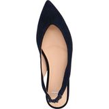 Manfield - Slingback Loafers - Donkerblauw - Suède