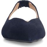 Manfield - Slingback Loafers - Donkerblauw - Suède