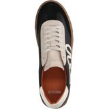 Manfield leren sneakers zwart