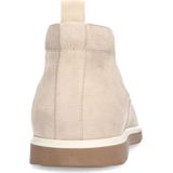 Manfield - Veterboots - Beige - Suède - Vetersluiting - Profielzool