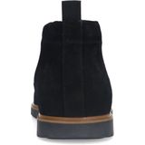 Manfield - Veterschoenen - Zwart - Suède - Leer
