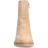 No Stress - Enkellaarsjes - Beige - Suède - Blokhak 6 cm