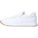 No Stress - Leren Sneakers - Wit - Textiel Voering