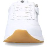 No Stress - Leren Sneakers - Wit - Textiel Voering