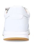 No Stress - Leren Sneakers - Wit - Textiel Voering