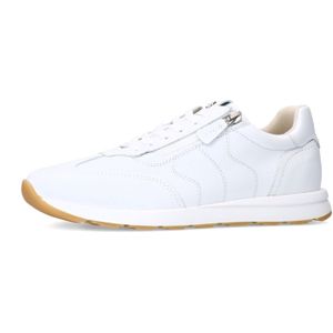 No Stress - Leren Sneakers - Wit - Textiel Voering