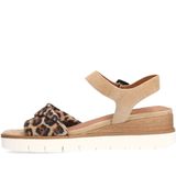 No Stress - Sandalen - Beige - Suède - Leopard Details