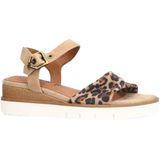 No Stress - Sandalen - Beige - Suède - Leopard Details