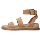 Manfield - Sandalen - Beige - Suède - Memory Foam