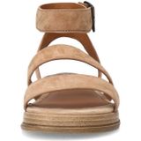Manfield - Sandalen - Beige - Suède - Memory Foam