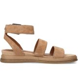 Manfield - Sandalen - Beige - Suède - Memory Foam