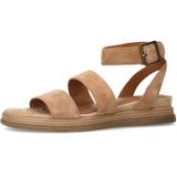 Manfield - Sandalen - Beige - Suède - Memory Foam
