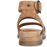 Manfield - Sandalen - Beige - Suède - Memory Foam - Enkelband