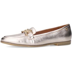 No Stress - Gouden Leren Loafers - Goudkleurig - Memory Foam Voetbed