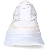 Manfield - Chunky Sneakers - Wit - Leer
