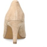 Manfield - Suède Pumps - Beige - Suède - Leer Voering